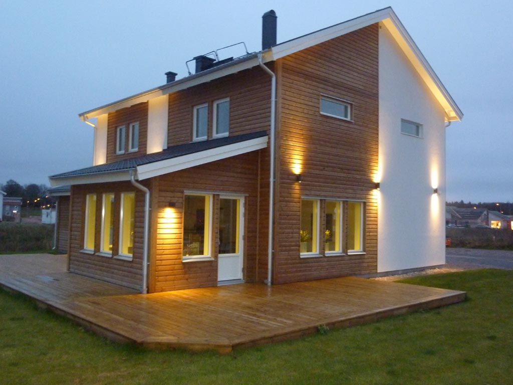 Lindholmen från Lågenergihus