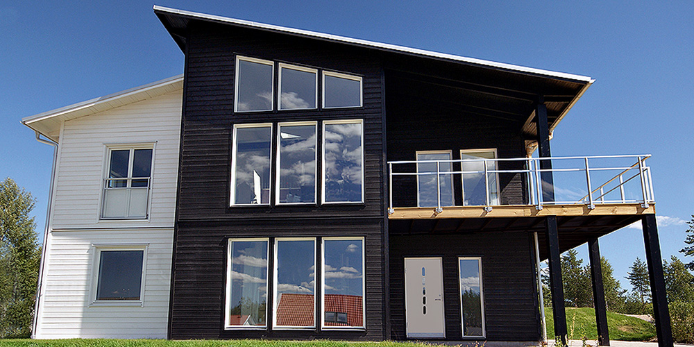 Klimatsmart hus som ger extremt låga driftskostnader och låg energiförbrukning
