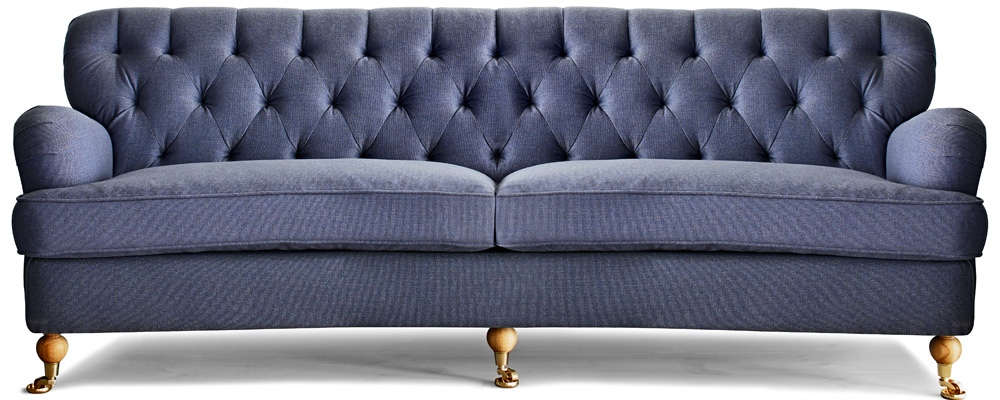 Elegant 3-sits howardsoffa från Mio Möbler
