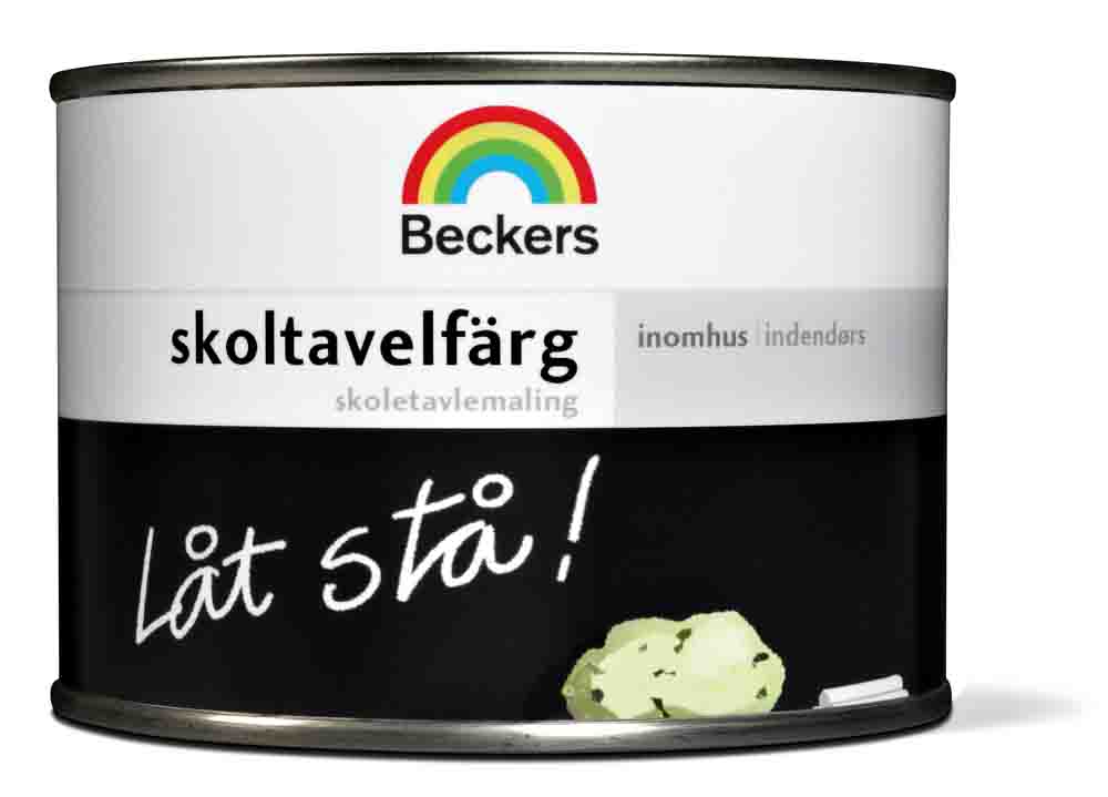 Beckers är svart Skoltavelfärg