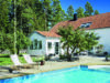 Reningsverk till poolen för filtrering och rengöring