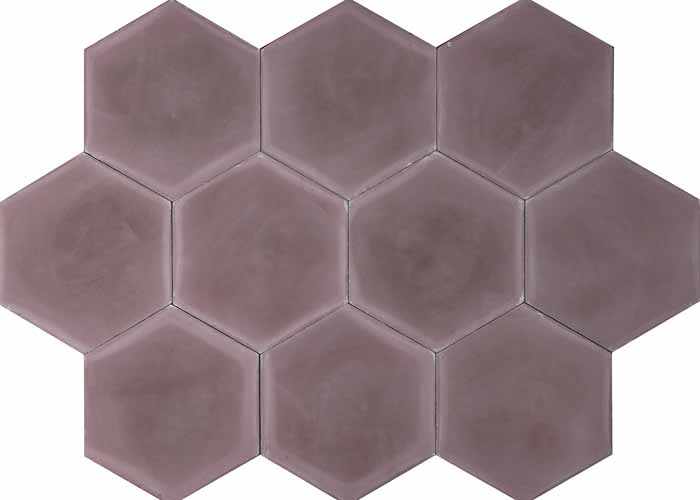 Cementplattor Hex Dark Purple