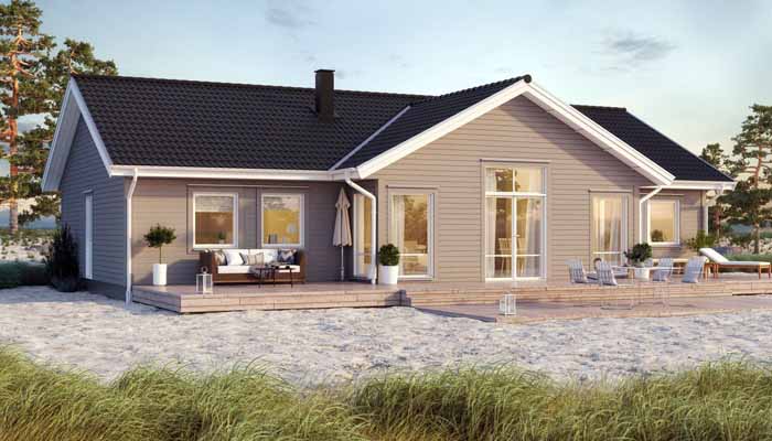 Villa Kastanj från Skidstahus
