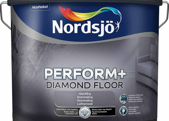 Nordsjös nya golvfärg Perform+