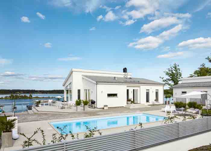 Trivselhus med pool