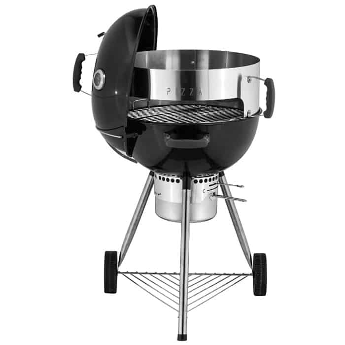Kolgrill med många funktioner