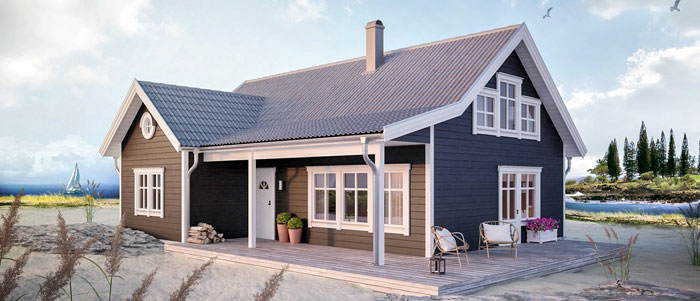 Landsbrovillans nya villor och fritidshus