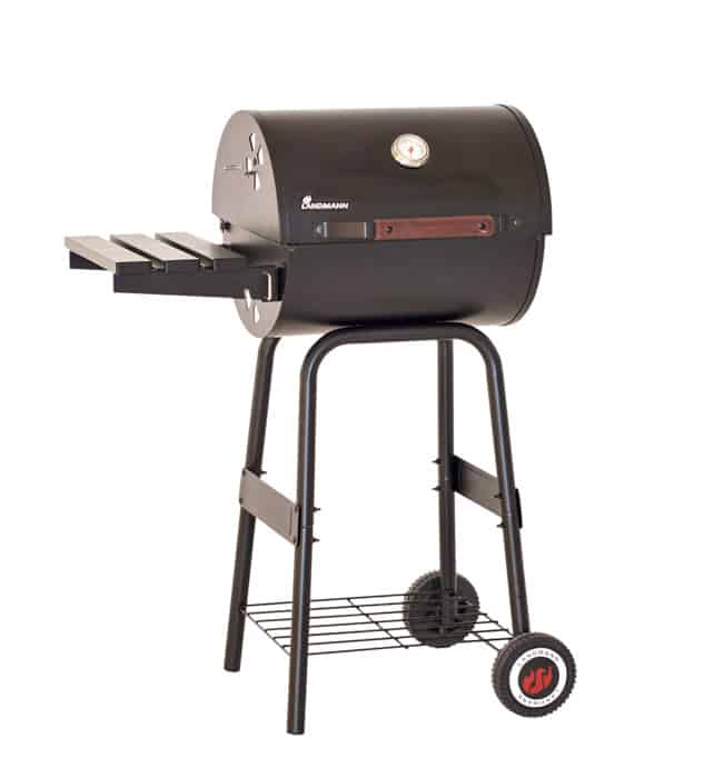 Liten grilltunna med lock