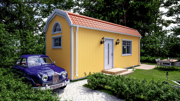 Mansard, ett välplanerat Attefallshus