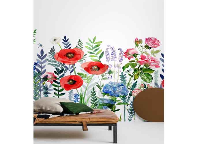Tapetkollektionen Flowers & Aquarelle