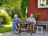 Lättsam trädgård för njutning och som är lättskött