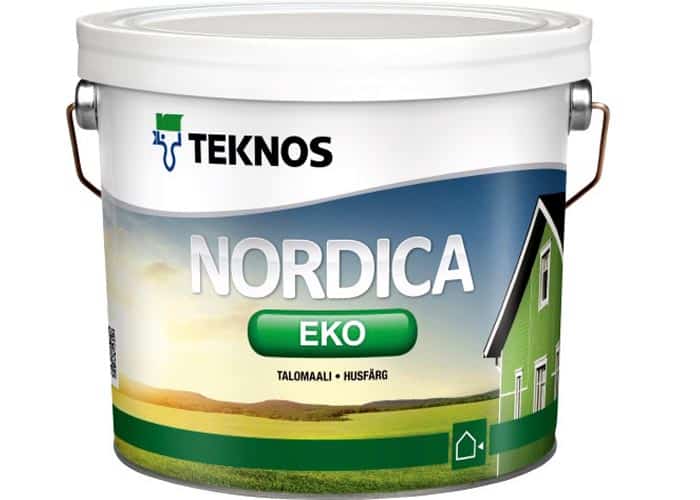 Vattenburen utomhusfärg från Teknos