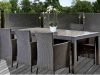 Stilrent staket från Hortus i  lätt rökfärgat glas